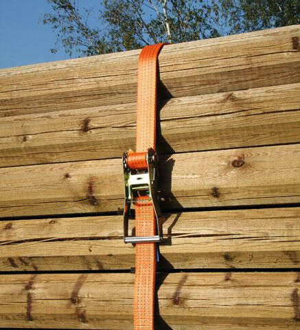 KERBL Ratschen-Zurrgurt orange